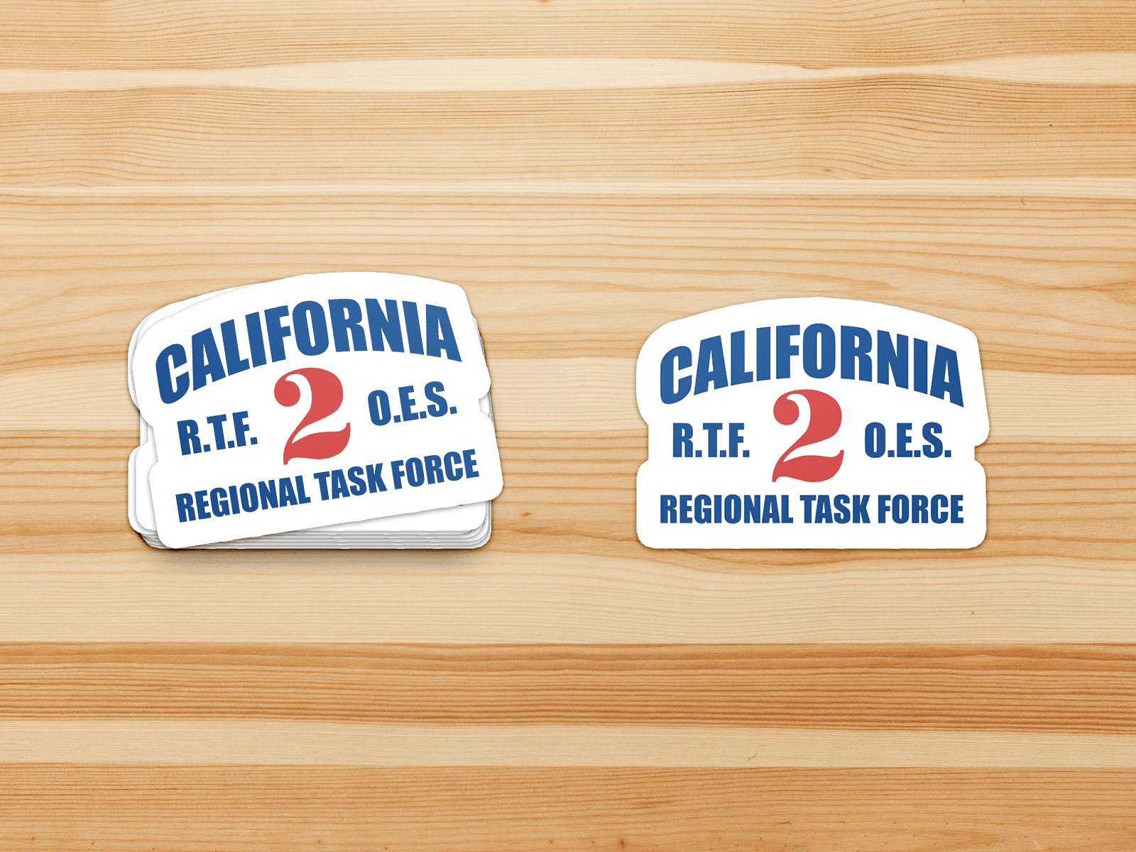 California RTF-2 OES Sticker - Image 2