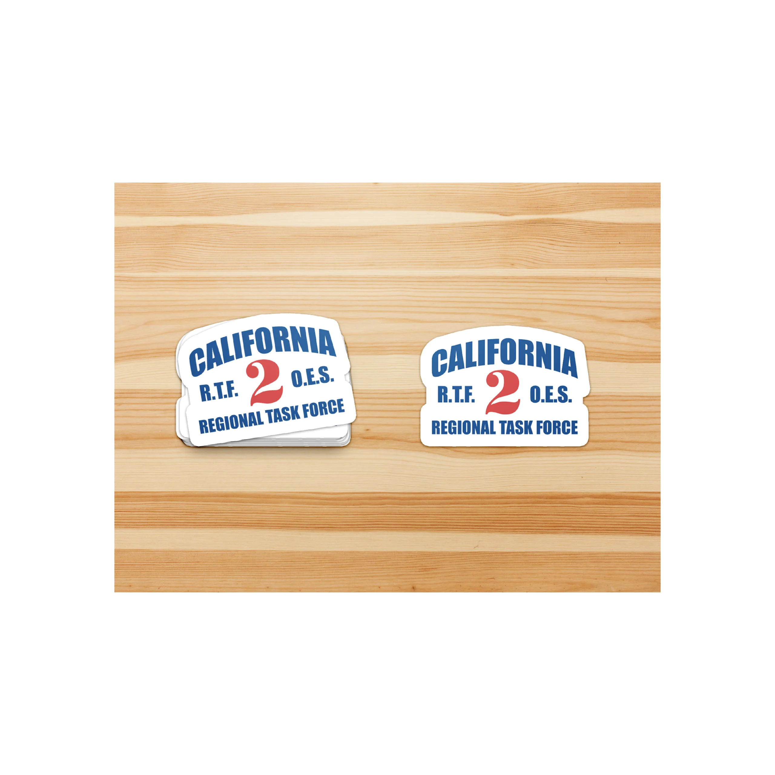 California RTF-2 OES Sticker
